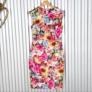 Alexia Admor Floral Cap sleeve Dress